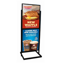 2 Tier Info Board Sign Stands for 18 x 24 Posters