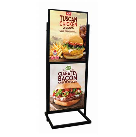 2 Tier Info Board Sign Stands (for 22” x 28” Posters)
