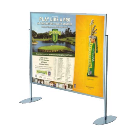 Super Large Format 48x72 Poster Stand Display 2-Sided Sign Holder –  Displays4Sale