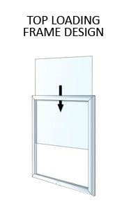 2-Tier Poster Display Floorstand (22x28)