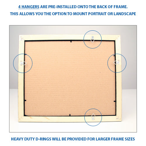 20x30 Frames, Swing Open, SwingFrame #361 Wood Poster Display Frame 20 x  30 with Matboard