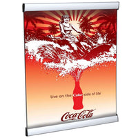 SNAP BAR WALL MOUNTED POSTER DISPLAYS (28" WIDE)