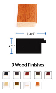 8.5 x 11 Wood Picture Poster Display Frames (Wood 362)