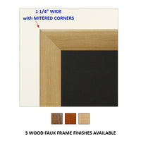 A-FRAME WOODEN SIGN HOLDER HAS 22 x 34 SIGN FRAMES with MITERED CORNERS