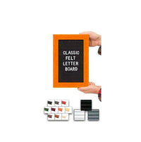Access Letterboard | Open Face 8x12 Wood Framed Felt Letter Boards in Black, Grey, or White Felt Letter Board Colors Plus 10 Classic Wood 361 Frame Finishes