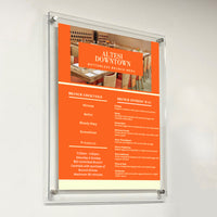 27 x 40 Sign Holder with Standoff Hardware