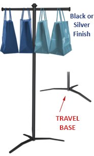 Bag Holder Floor Stand - Travel Base