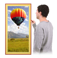 30x40 Colorful Classic Picture Frames with Matboard (Metal Poster Displays)
