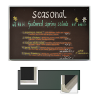 Value Line 24x30 BLACK Chalk Board with Aluminum Frame