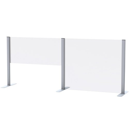 Center Upright for Countertop Cashier Shields | Acrylic Panels NOT Included