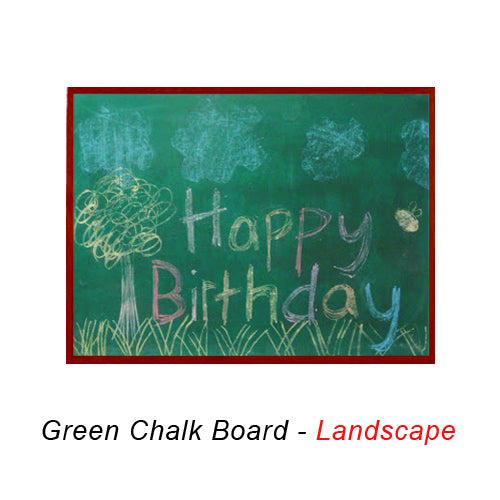 VALUE LINE 48x48 GREEN CHALK BOARD with WOOD FRAME BORDER