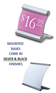 Curved Mount CounterTop Display (11" x 14" Insert)