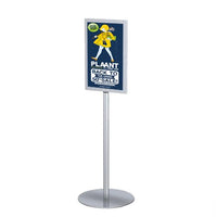 14x22 POSTER DISPLAY STAND (SHOWN in SILVER)