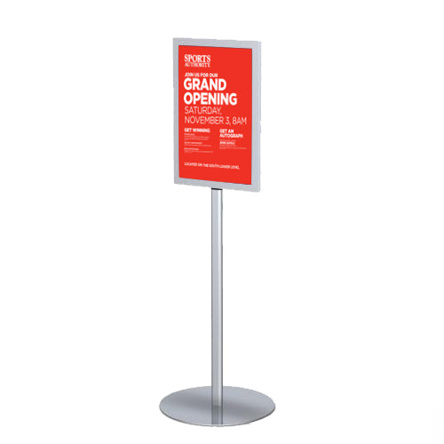DURA Portable Poster Sign Holder Stand (for 18x24 Posters)