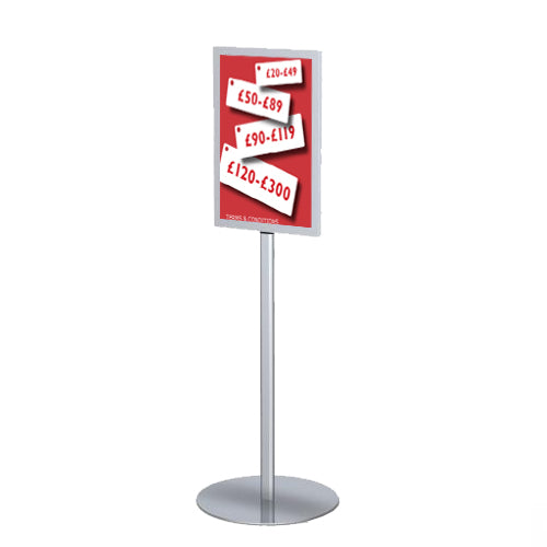 22x28 POSTER DISPLAY STAND (SHOWN in SILVER)