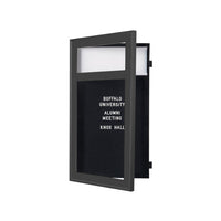 SwingFrame Designer Metal Letter Board Enclosed with Free Personalized Message Header