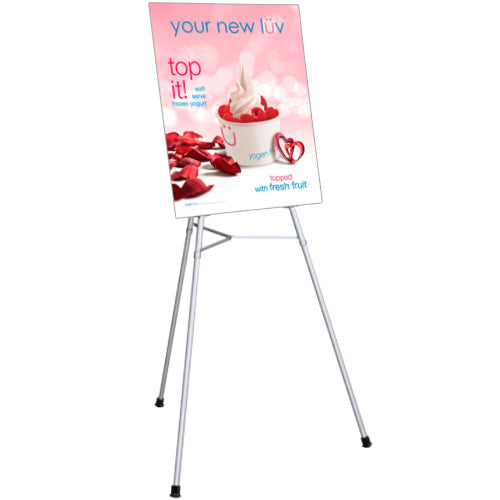 EXTRA LARGE LIGHTWEIGHT ALUMINUM DISPLAY EASELS