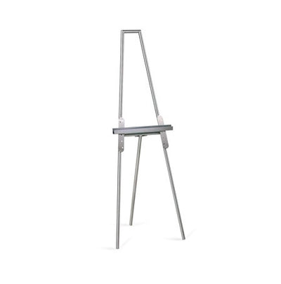 Polished Stainless Steel Easel Angled Floor Stand 24 Wide x 66.5 High –  Displays4Sale