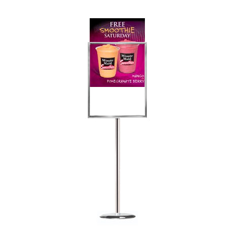 A4 Wall Mounted/Table Stand led Light Box Store Sign Holders Crystal Photo  Frame Advertising Display : : Office Products