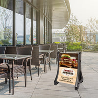 These Rolling A-Boards are Ideal for Most Retail Stores and Restaurants