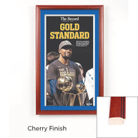 Combine Your 2017 Clemson Tigers CFP Newspaper with Our Wood Newspaper Frame in 9 Wood Picture Frame Finishes