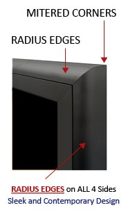 Indoor Dry Erase Marker Board Swing Cases (Black Board)