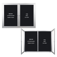 Indoor Enclosed Letter Boards (Multiple Doors)