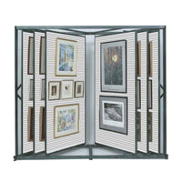 Heavy-Duty Picture Frame Display | 40" x 80" Swinging Panel Size