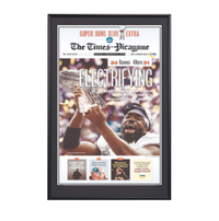 Baltimore Ravens Superbowl 47 Newspaper Metal Display Frame