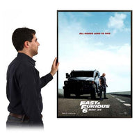 Movie Poster Frames 40x60 with Classic Picture Frame for Posters in Five Metal Finishes