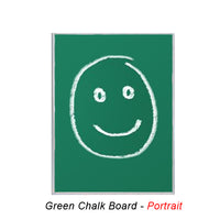 11x17 MAGNETIC GREEN CHALK BOARD with PORCELAIN ON STEEL SURFACE (SHOWN IN PORTRAIT ORIENTATION)