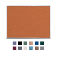 Value Line 48x84 Metal Frame Cork Bulletin Board (Open Face with Silver Trim)