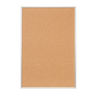 Access Cork Board™ 14"x20" Open Face Recessed Shadow Box Style Designer 43 Metal Framed Recessed Cork Bulletin Board