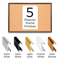 Choose from 5 Popular Frame Finishes
