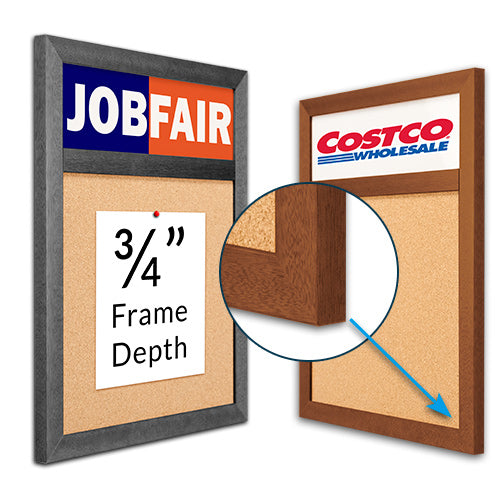 24x24 Wood Frame Profile #361 Has an Overall Frame Depth of 3/4"