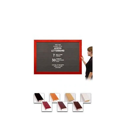 Letter Board, Wall Menu, Changeable Black PVC Letter Board