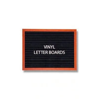 Vinyl Covered Wood Framed Letter Boards with Changeable Letters