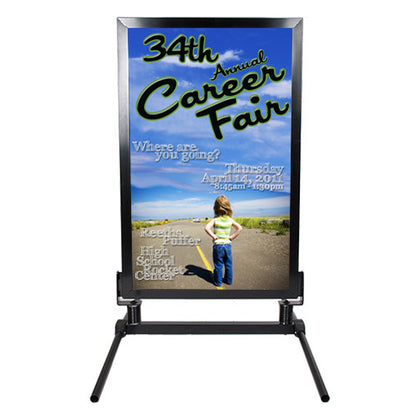 30x70 Large Poster Display Floor Stand – Displays4Sale