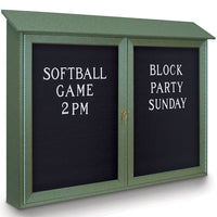MESSAGE CENTER LETTERBOARD (SHOWN in WOODLAND GREEN)