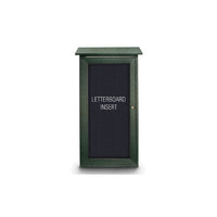 Outdoor MINI Message Center Letter Board 16x34 (Shown in Woodland Green)