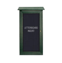 Outdoor "MINI" Message Center Letter Board 16" x 34" (Left Hinged - Single Door)