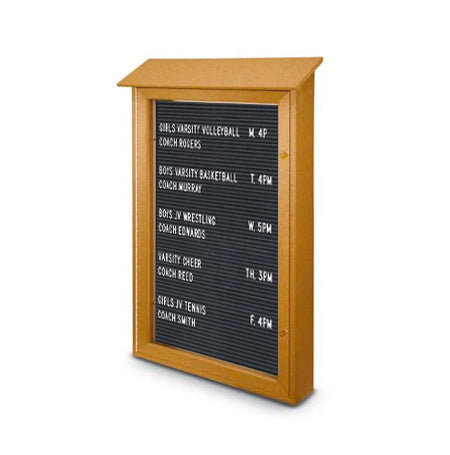 OUTDOOR LETTER MESSAGE CENTER 36x60 (LEFT Hinged with SINGLE DOOR)