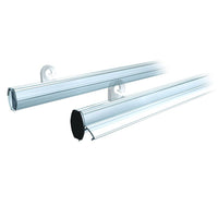 Oval Snap Bar Ceiling Mount Poster Gripper Offers More Rigidity and Strength