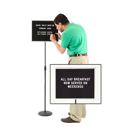 Telescoping Letterboard 18 x 14 Sign Stand