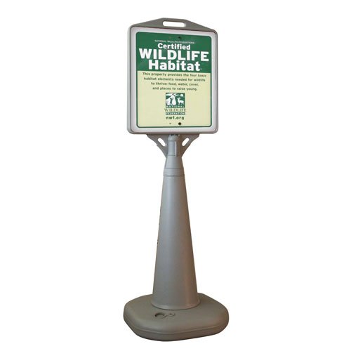 THE PARKER - Plastic Sidewalk Sign Board with Fillable Water Base is perfect for parks, retail stores, clubs, and resaurants