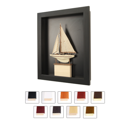 Open Face Wood Framed, 4-Inch Deep Shadow Boxes in 7 Finishes and 25 Sizes + Custom Sizes