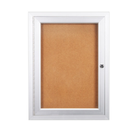 18 x 24 Indoor Enclosed Bulletin Boards with Light (Single Door)