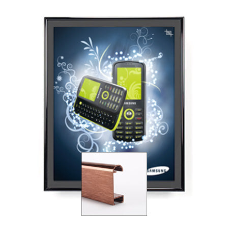 Designer SwingFrame LED Backlit Poster Light Boxes with Swing Open Metal Frame Profile in 15+ Sizes