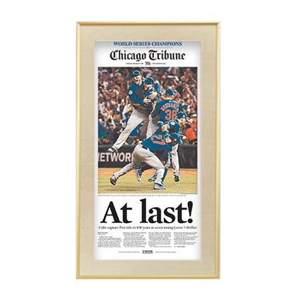  Chicago Cubs Tribune Newspaper World Series Champions