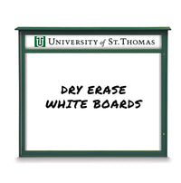 27" x 41" Outdoor Message Center - Magnetic White Dry Erase Board